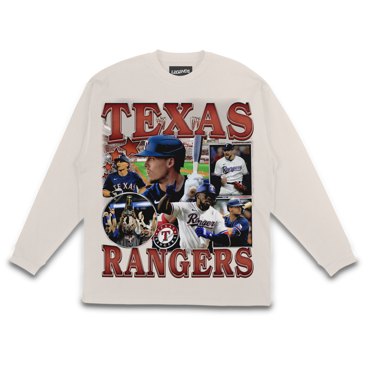 TEXAS RANGERS LONG SLEEVE TEE