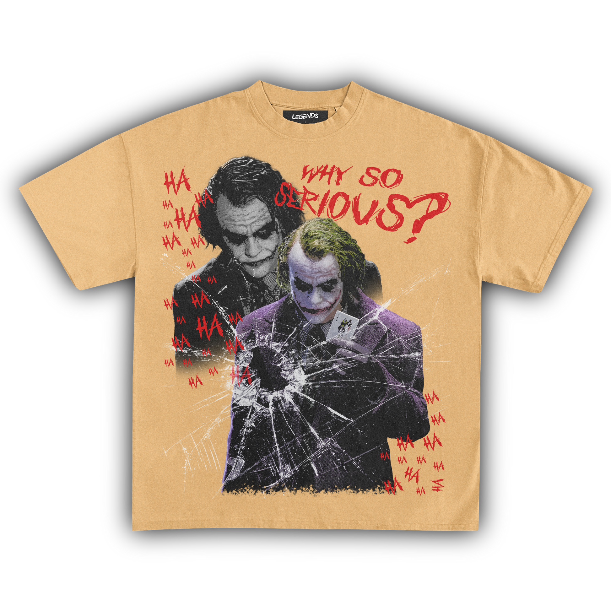 Why So Serious? Joker Tee » Dark Knight Rises » Vintage