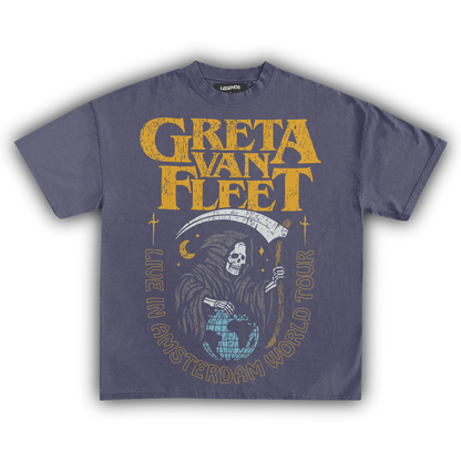 GRETA VAN FLEET: AMSTERDAM WORLD TOUR TEE