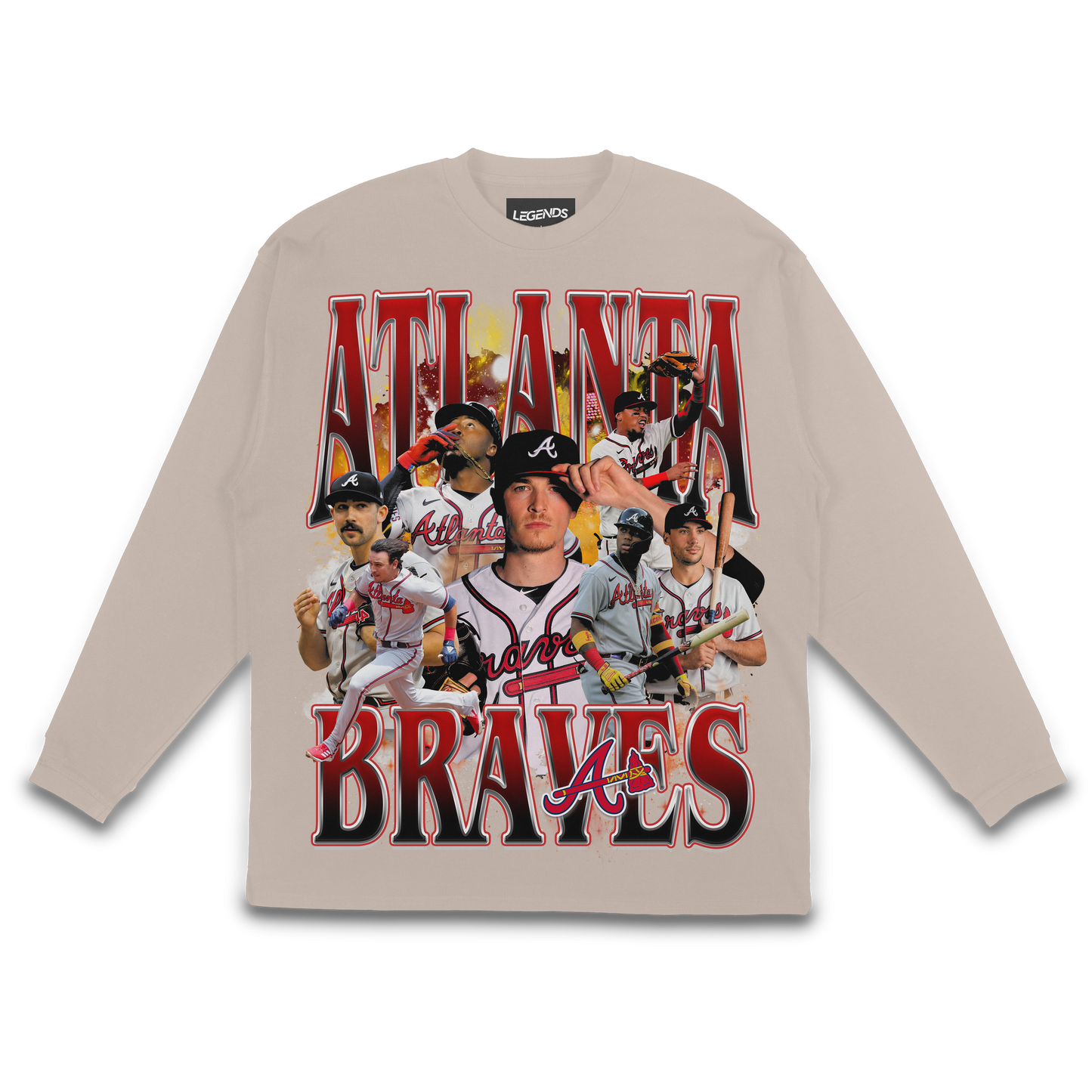 ATLANTA BRAVES LONG SLEEVE TEE