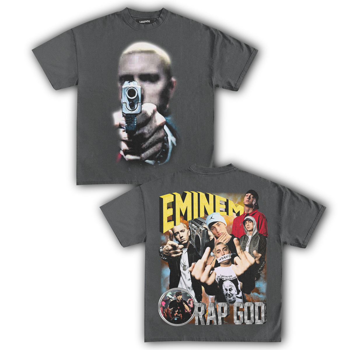 Eminem Killshot Tee » Vintage Heavyweight T-Shirt – Legends 