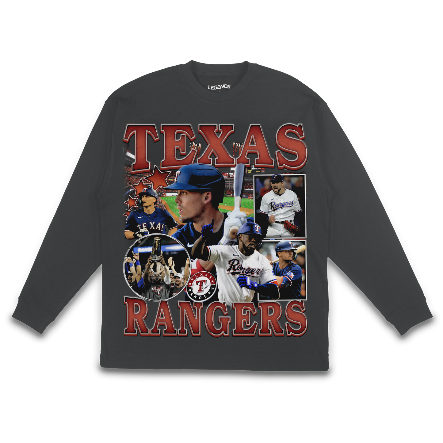 TEXAS RANGERS LONG SLEEVE TEE