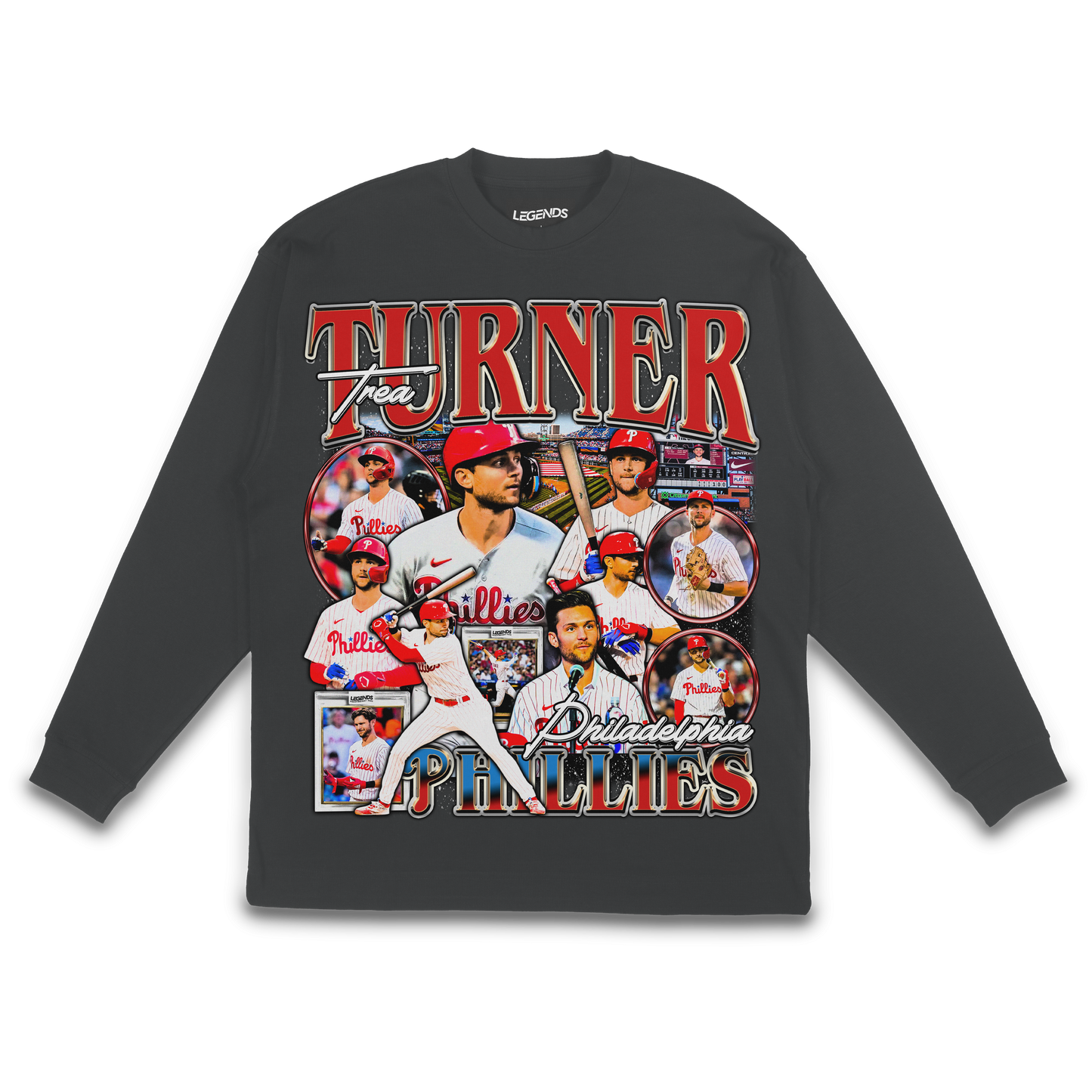 TREA TURNER PHILLIES LONG SLEEVE TEE