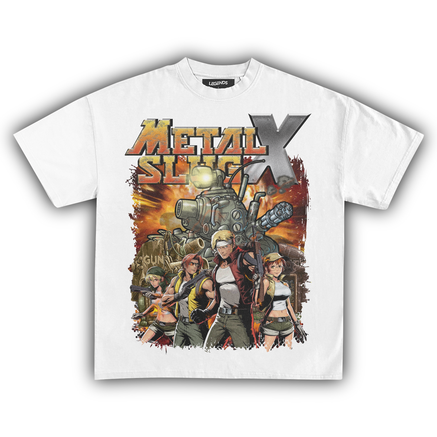 METAL SLUG X VINTAGE TEE