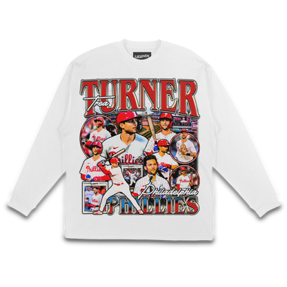 TREA TURNER PHILLIES LONG SLEEVE TEE