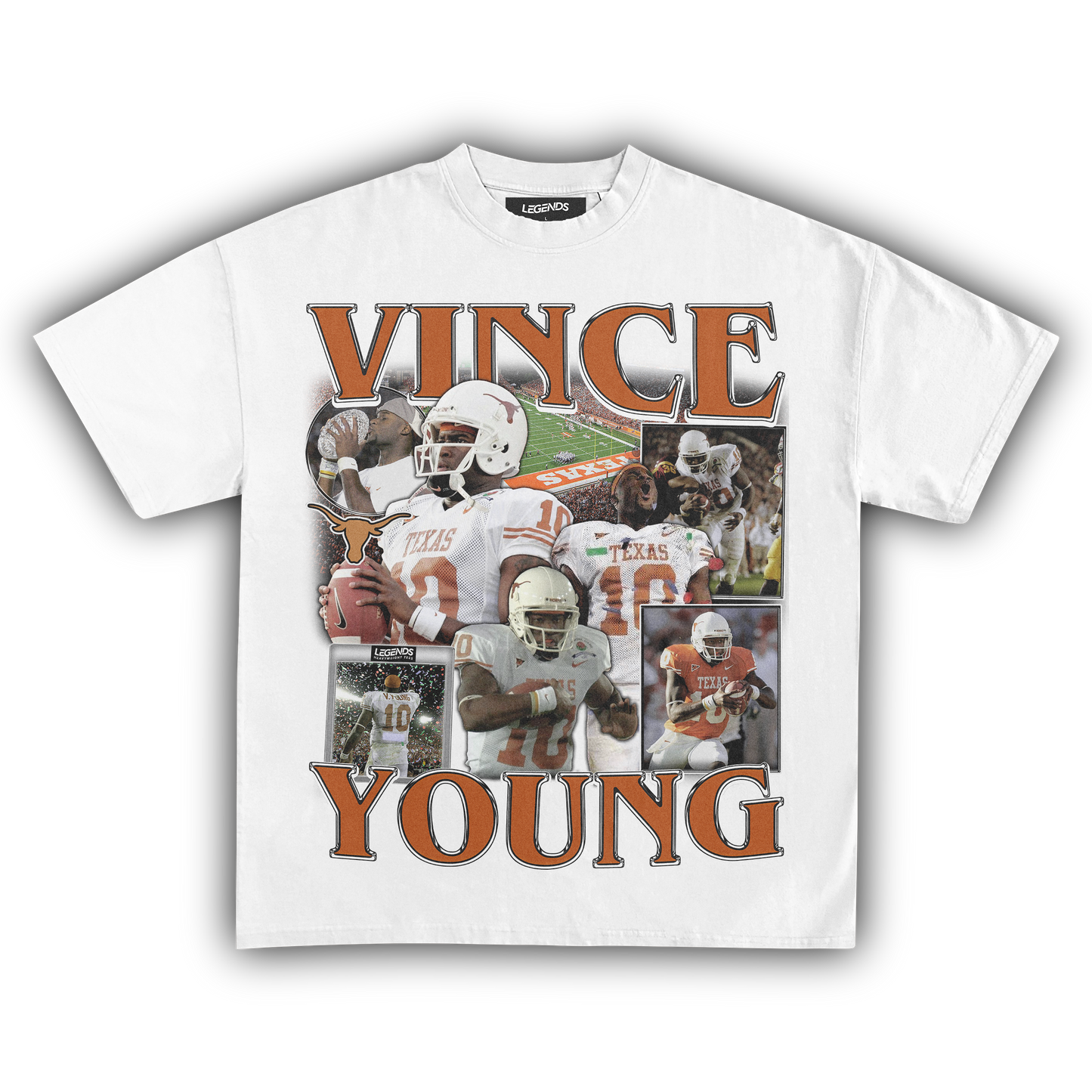 VINCE YOUNG LONGHORNS TEE